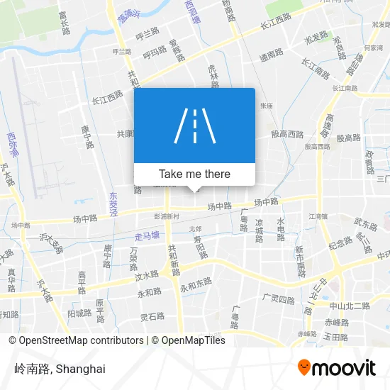 岭南路 map