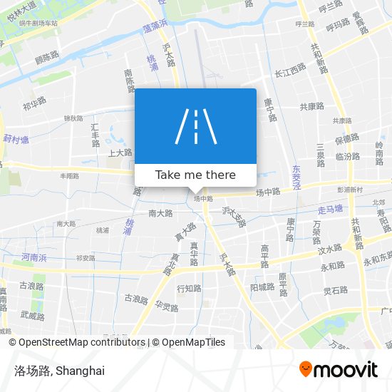 洛场路 map