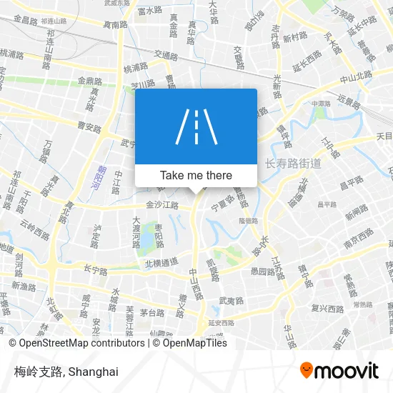 梅岭支路 map
