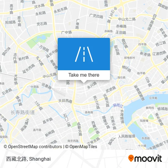 西藏北路 map