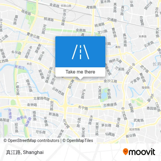 真江路 map