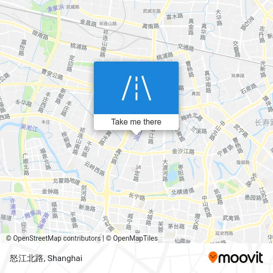 怒江北路 map