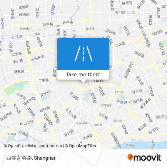 西体育会路 map