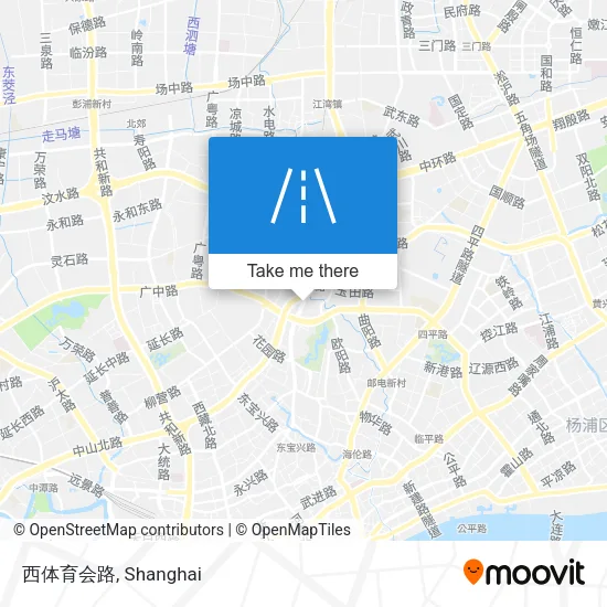 西体育会路 map
