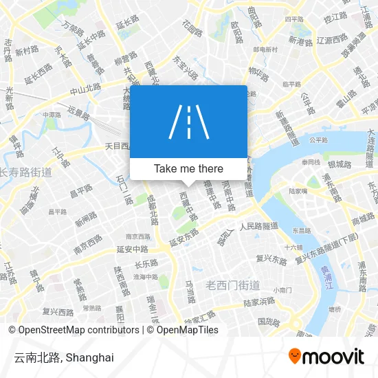 云南北路 map