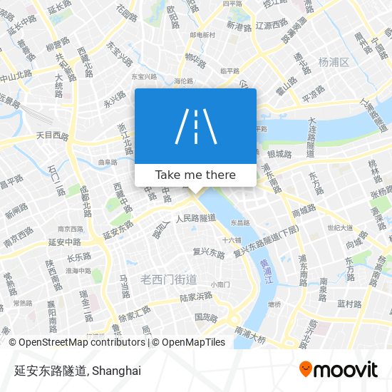 延安东路隧道 map