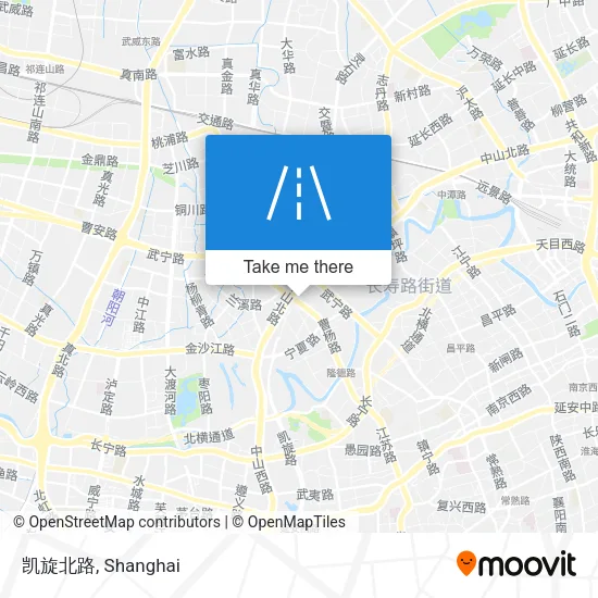 凯旋北路 map