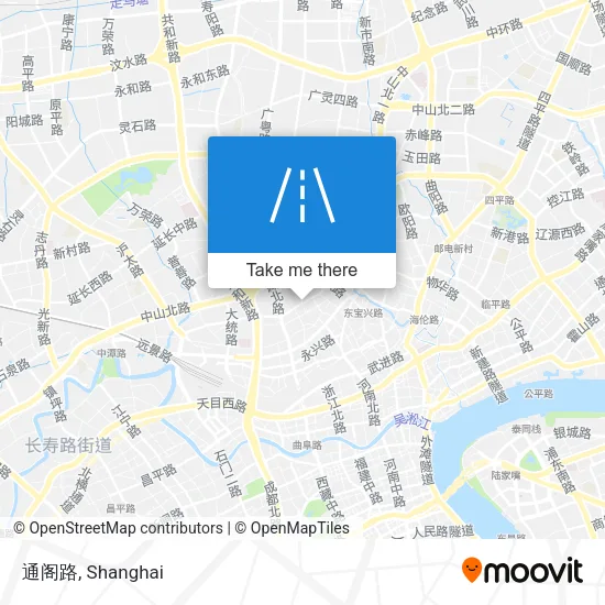 通阁路 map