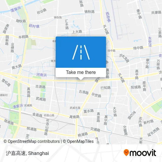 沪嘉高速 map
