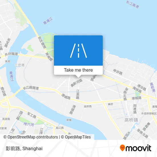 影前路 map