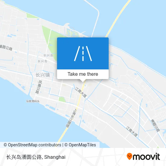 长兴岛潘圆公路 map