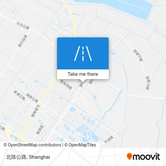 北陈公路 map
