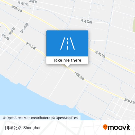 团城公路 map