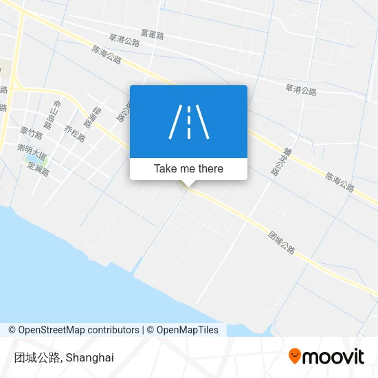 团城公路 map