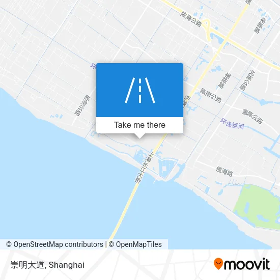 崇明大道 map