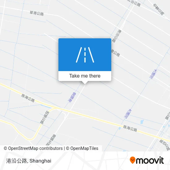 港沿公路 map
