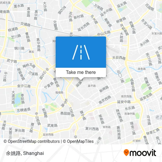 余姚路 map
