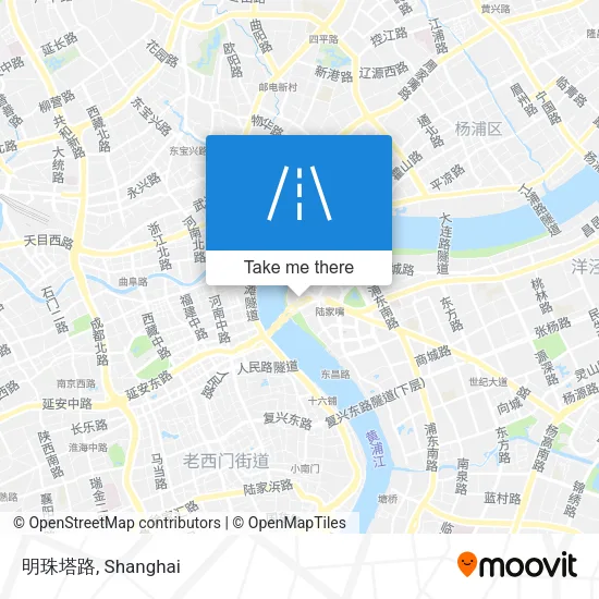明珠塔路 map