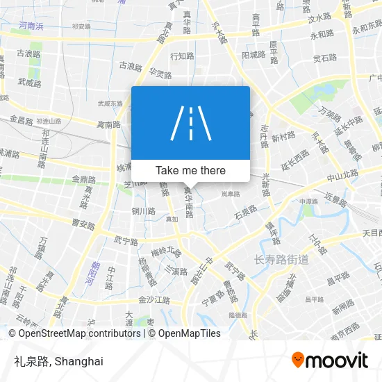 礼泉路 map