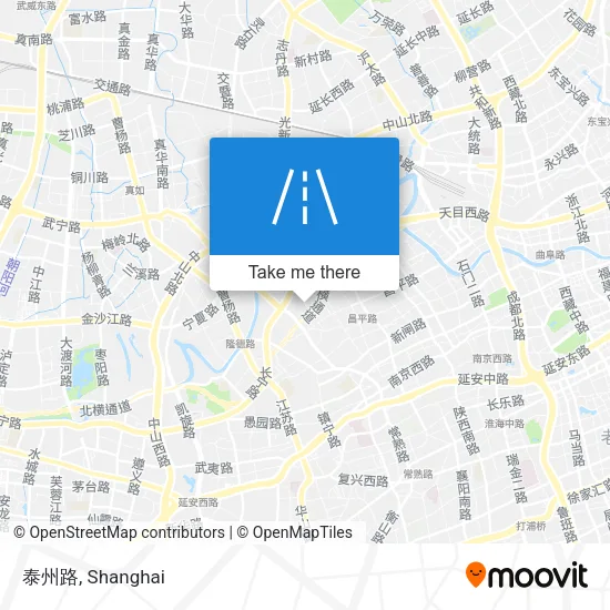 泰州路 map