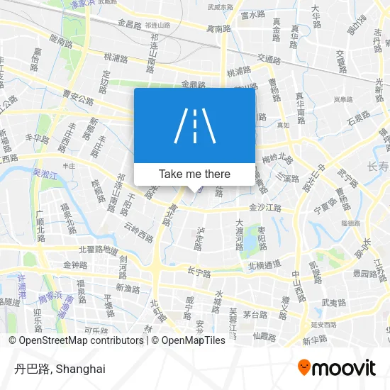 丹巴路 map