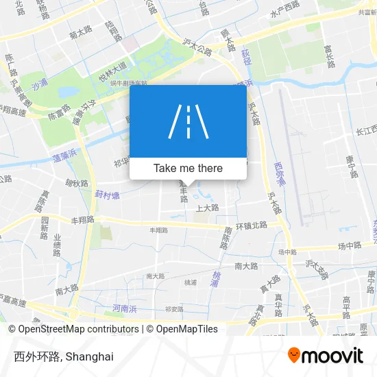 西外环路 map