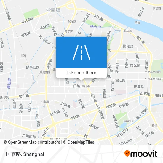 国霞路 map