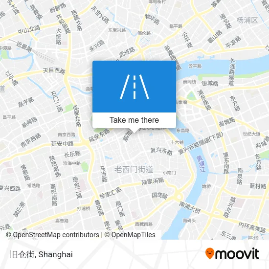 旧仓街 map