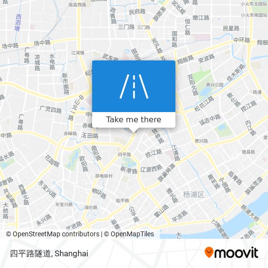 四平路隧道 map