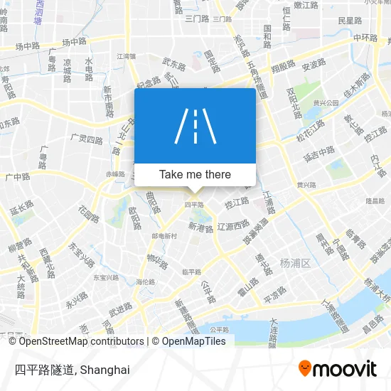 四平路隧道 map