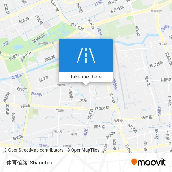 体育馆路 map