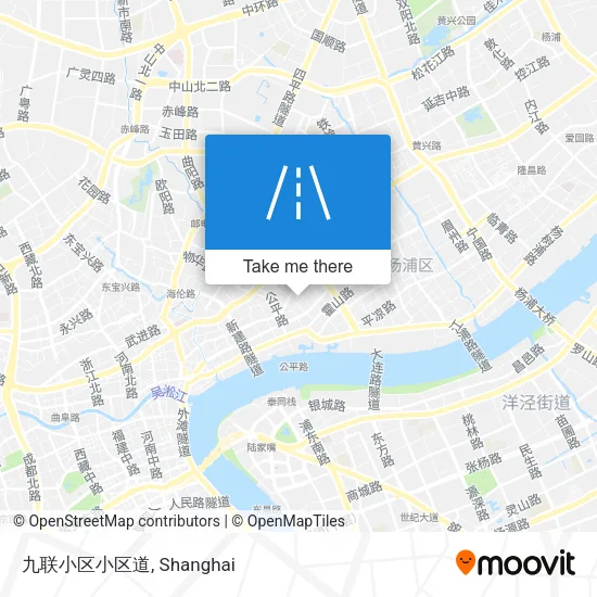 九联小区小区道 map