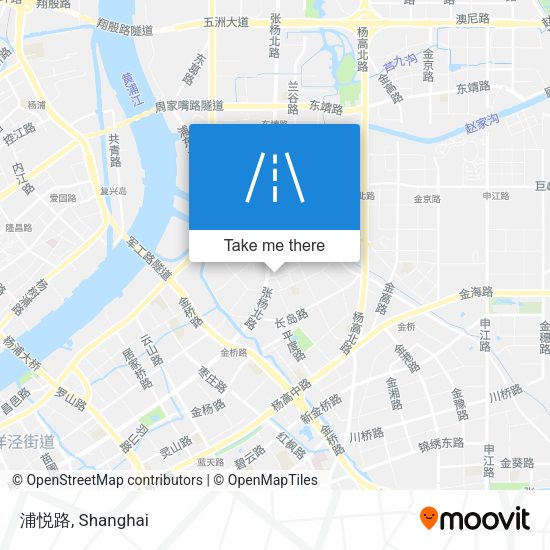 浦悦路 map