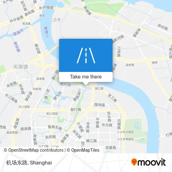 机场东路 map