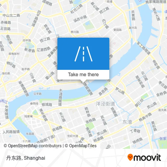 丹东路 map