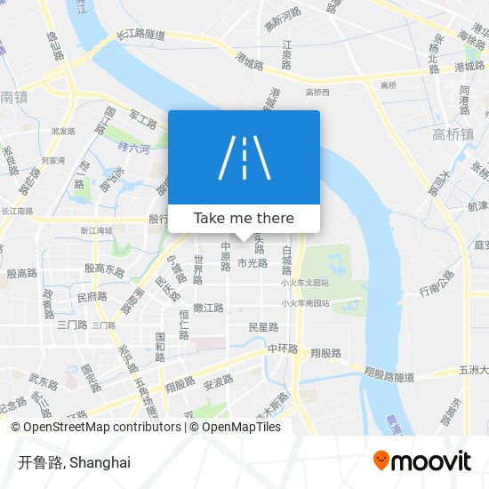 开鲁路 map