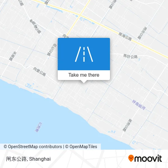闸东公路 map