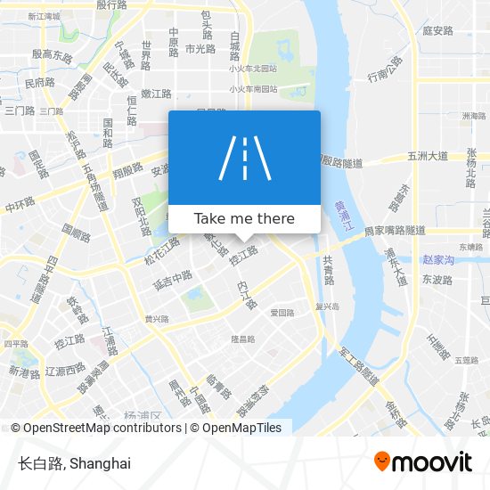 长白路 map