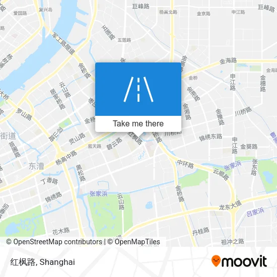 红枫路 map