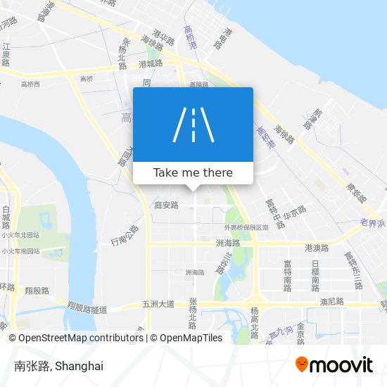 南张路 map