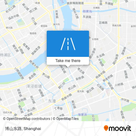 博山东路 map