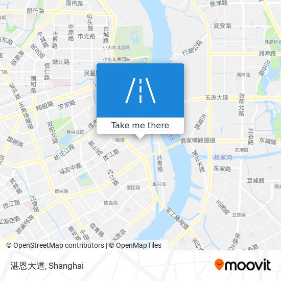 湛恩大道 map