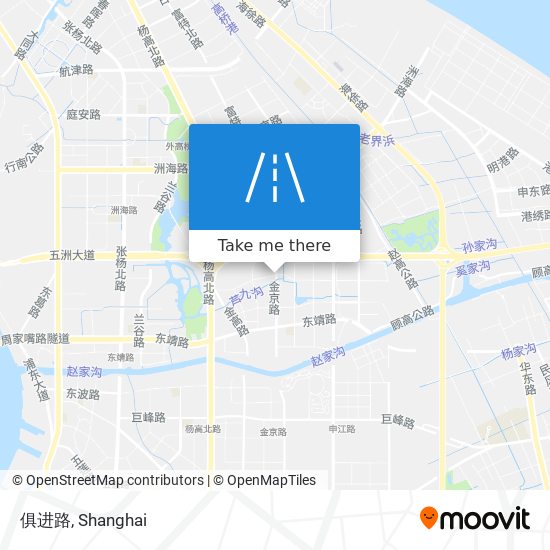 俱进路 map