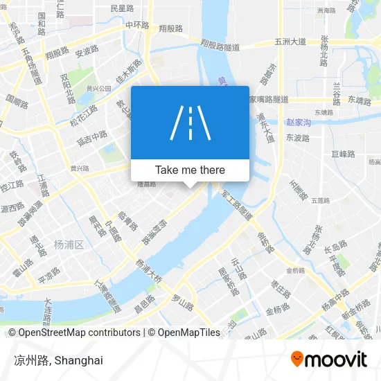 凉州路 map