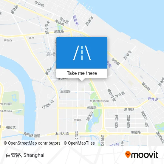 白萱路 map
