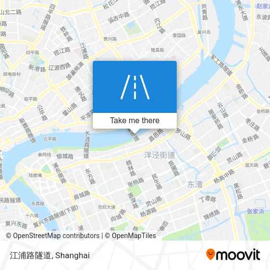 江浦路隧道 map