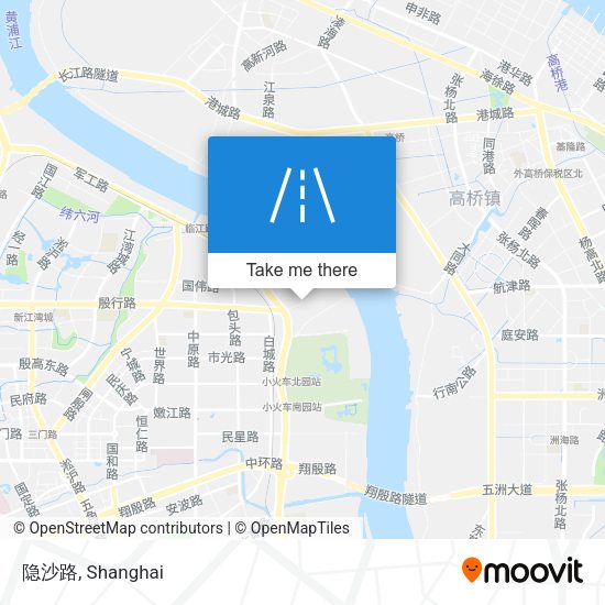 隐沙路 map