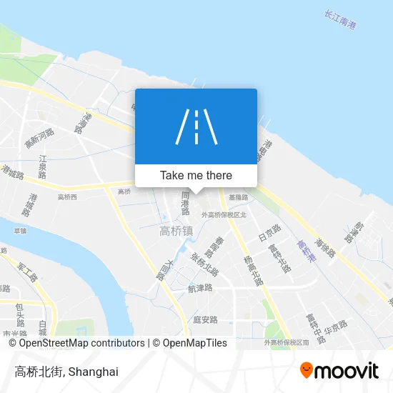 高桥北街 map