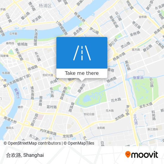 合欢路 map