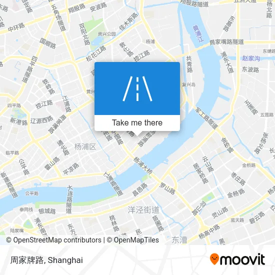 周家牌路 map
